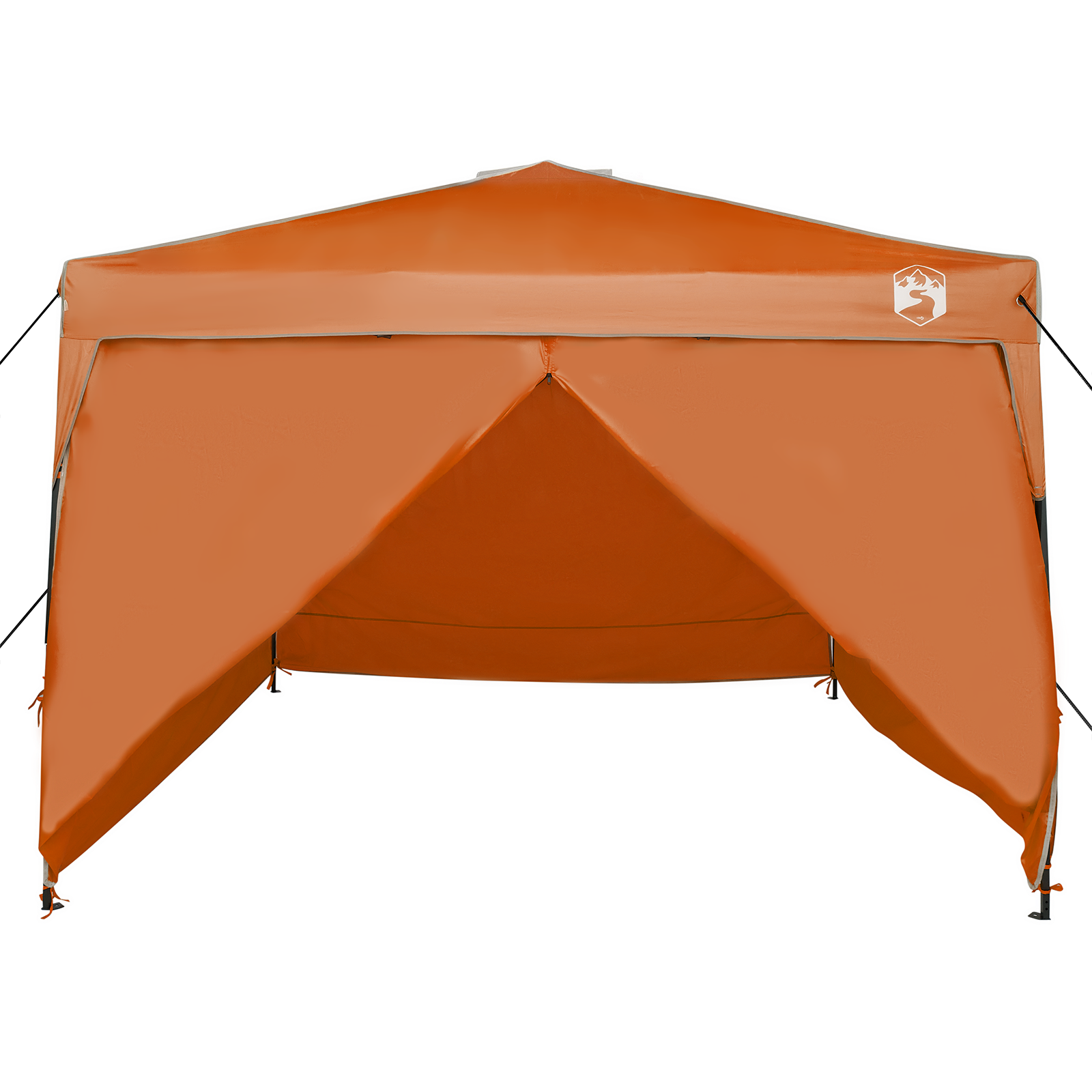 Canopy telt Oransje 300 x 300 x 227 / 236 / 245 cm Oxford-stoff