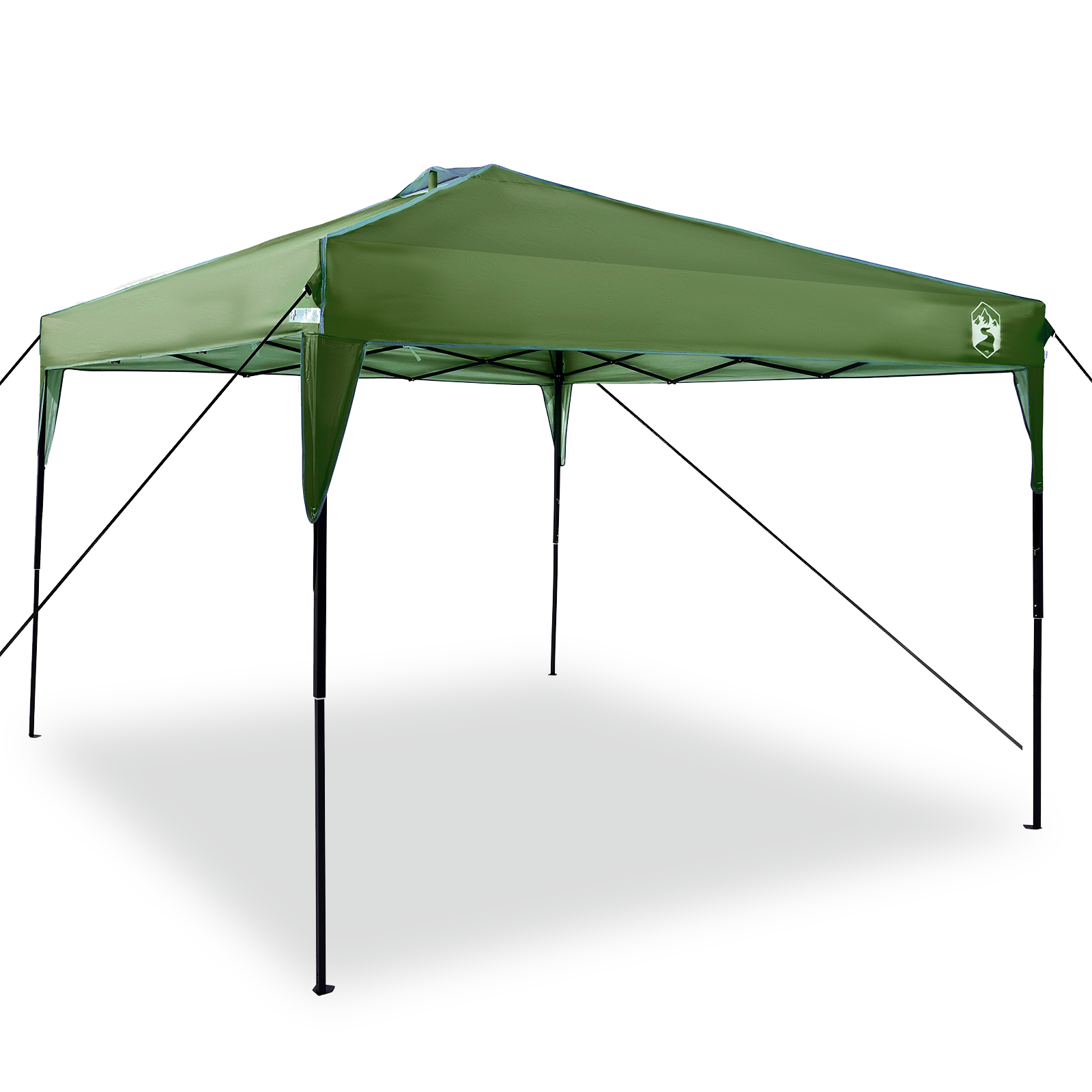 Canopy telt grønn 300 x 300 x 227 / 236 / 245 cm Oxford-stoff