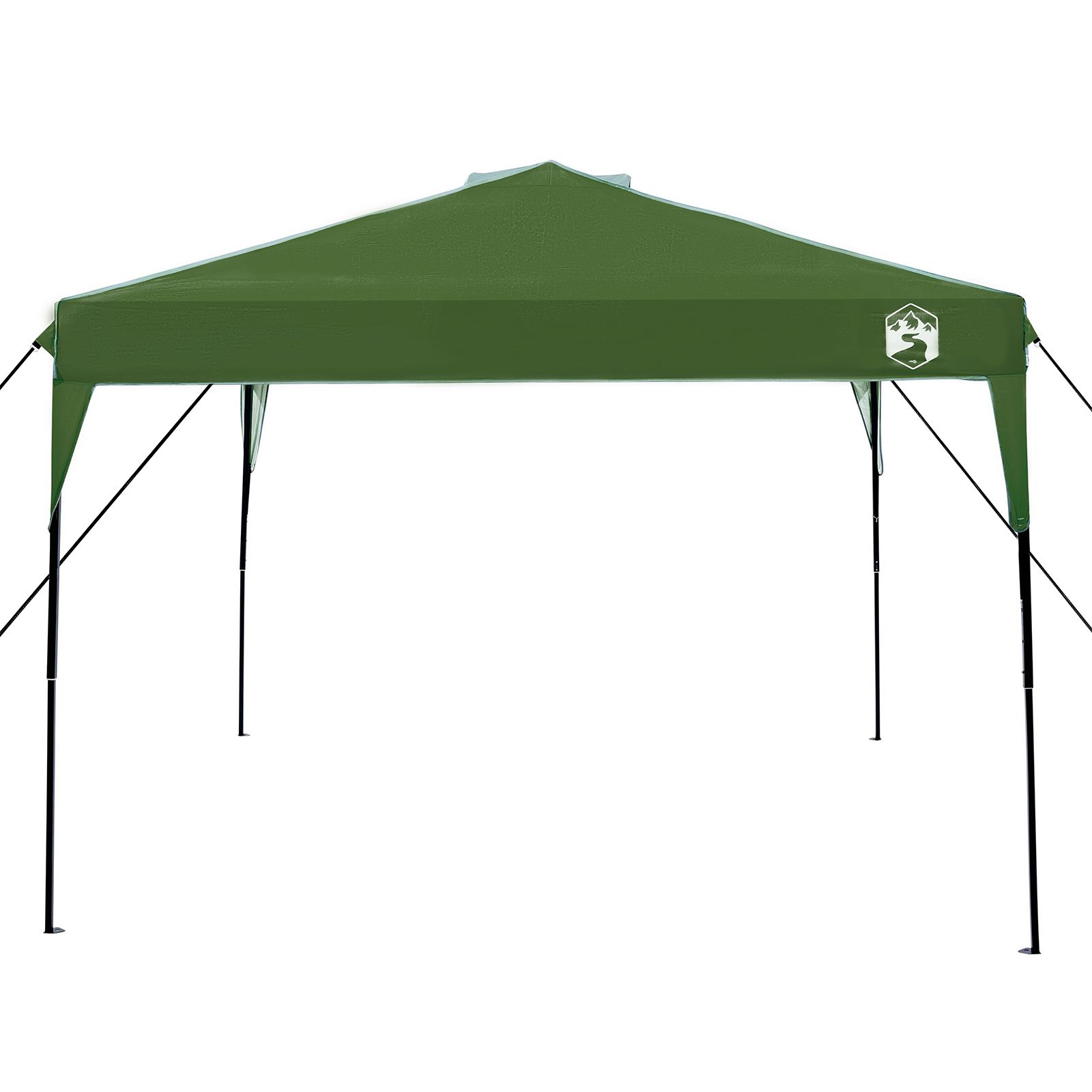 Canopy telt grønn 300 x 300 x 227 / 236 / 245 cm Oxford-stoff