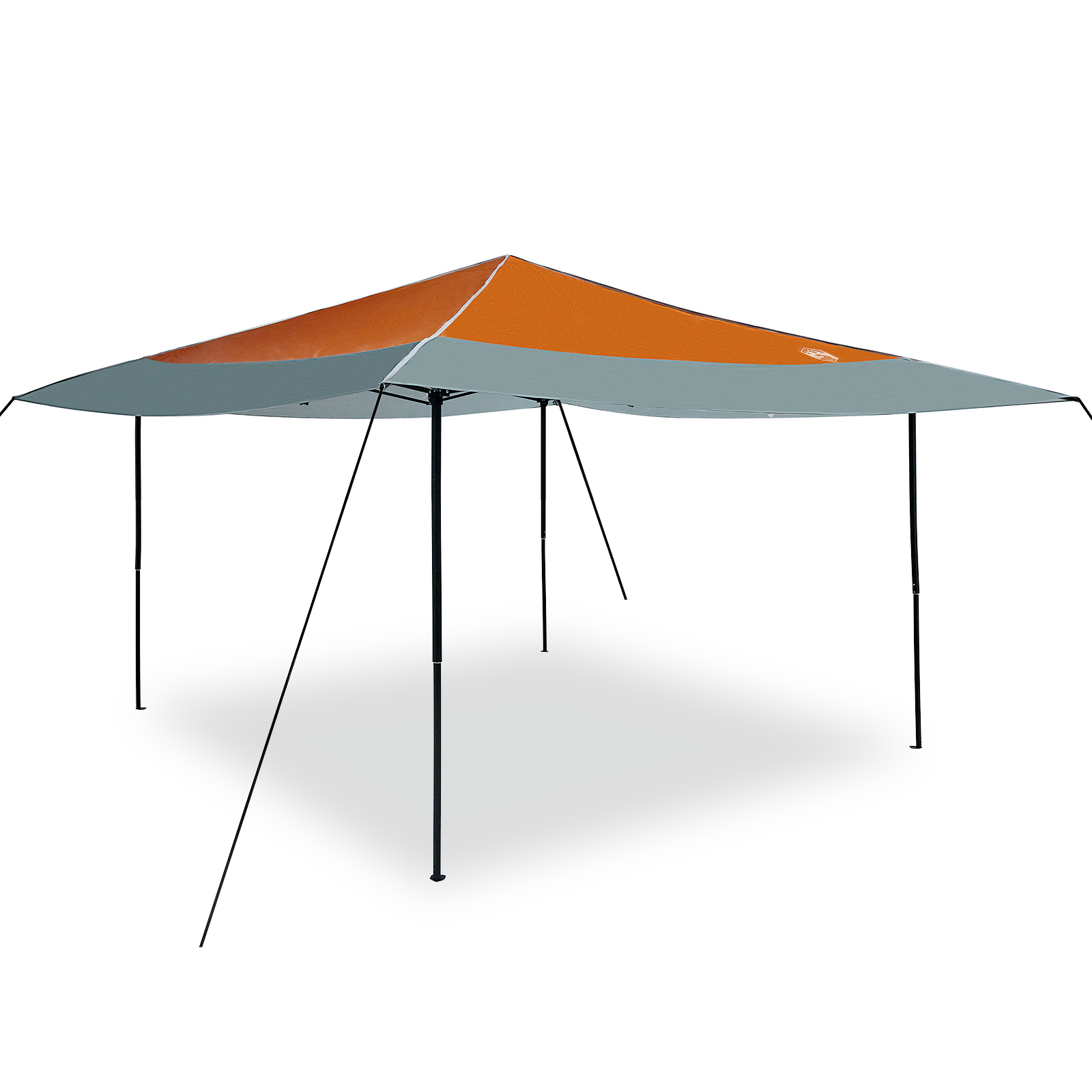 Canopy telt Oransje 400 x 400 x 227 / 236 / 245 cm Oxford-stoff