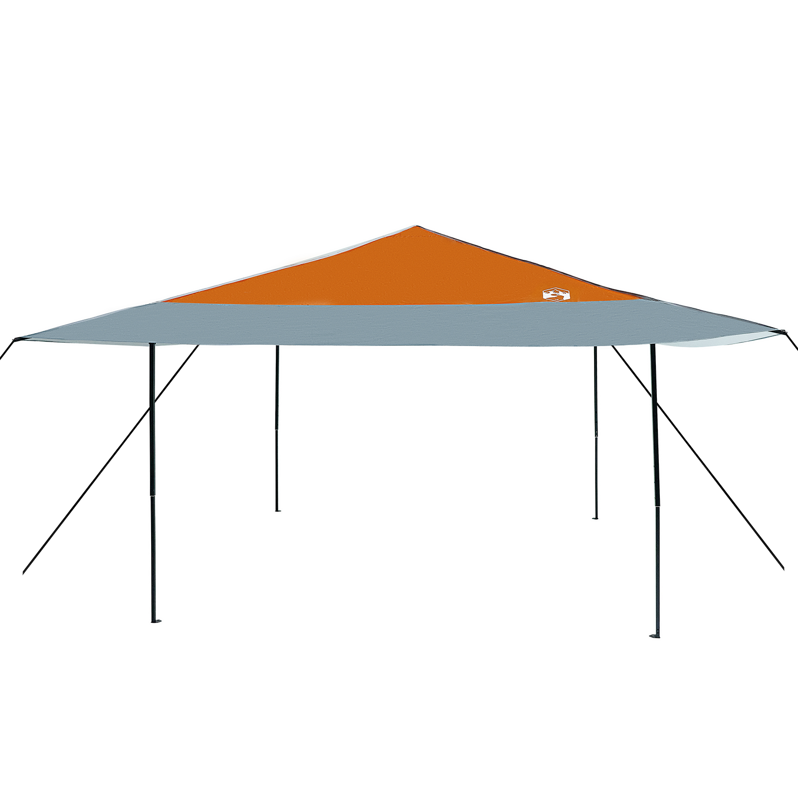 Canopy telt Oransje 400 x 400 x 227 / 236 / 245 cm Oxford-stoff