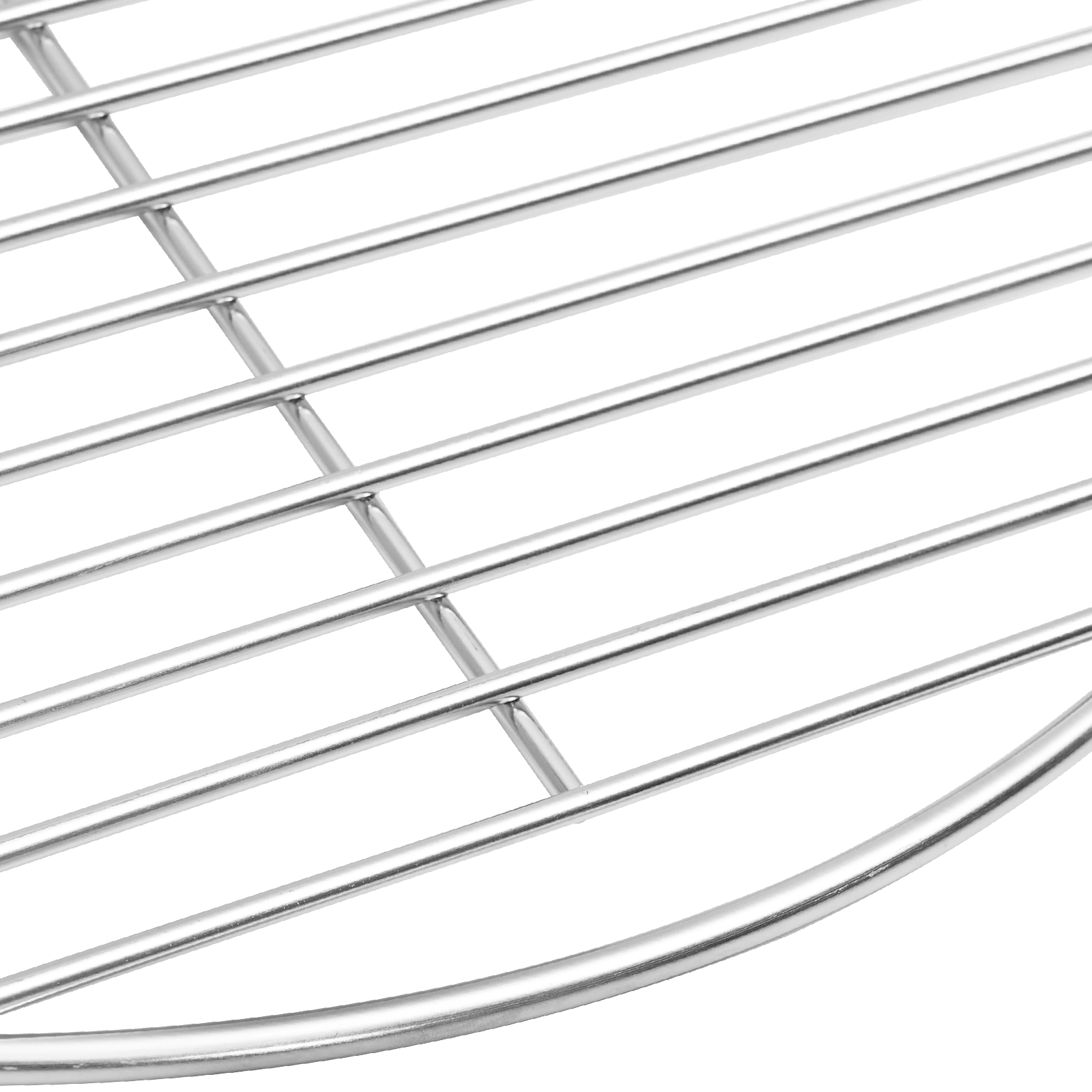 BBQ Grillrist Sølv Ø43 cm Rustfritt stål