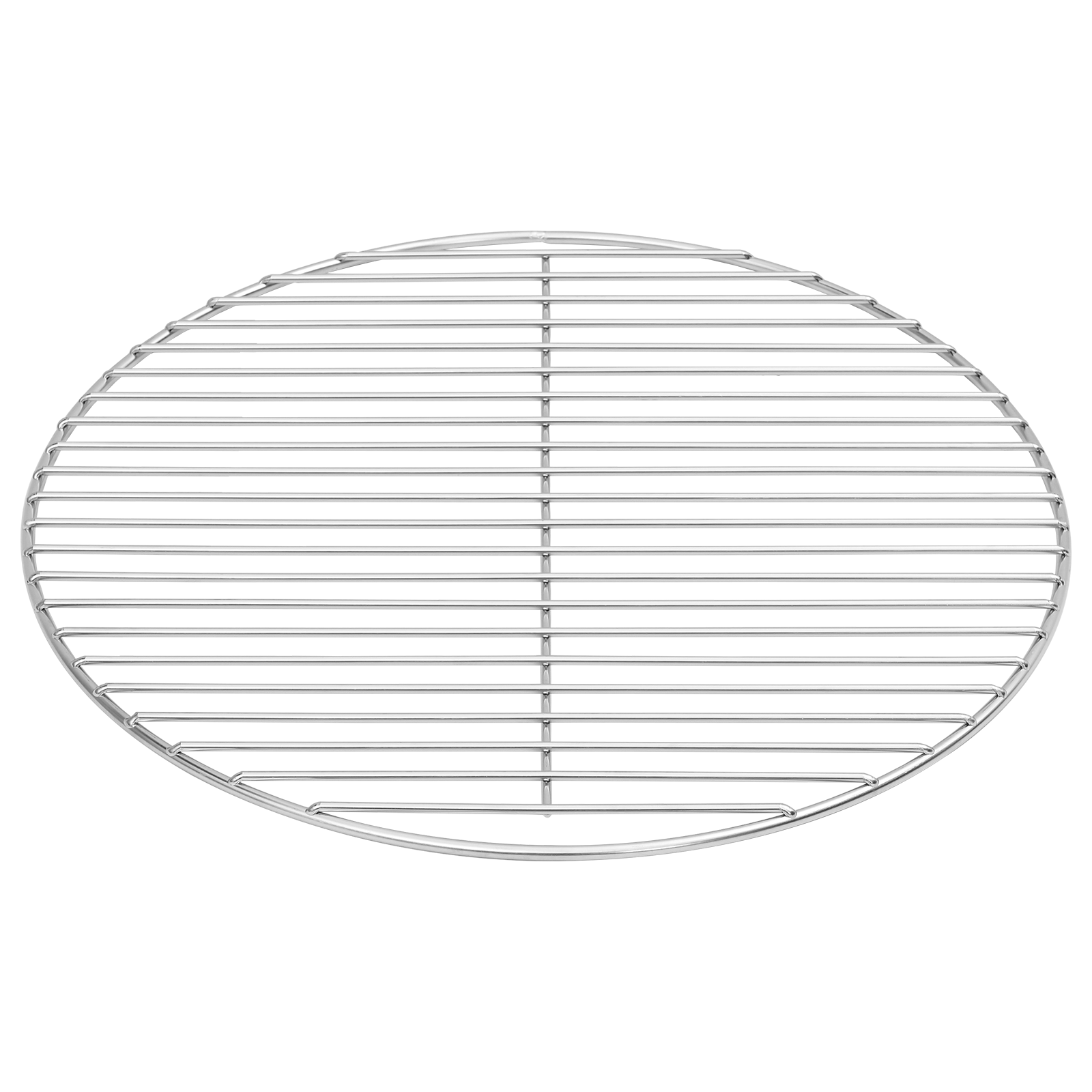 BBQ Grillrist Sølv Ø43 cm Rustfritt stål