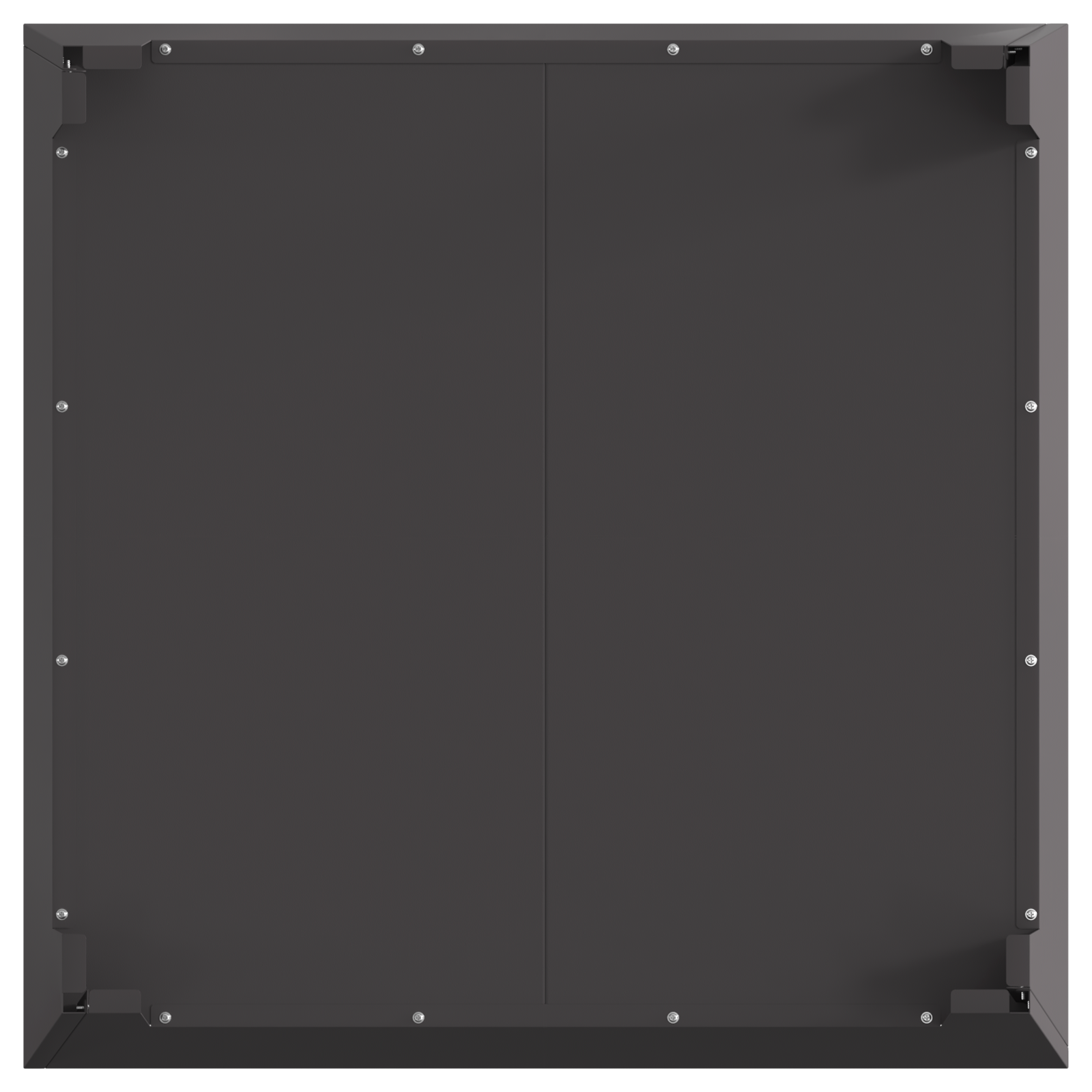 Fyrgrill Firkantet Svart 80x80x43 cm Stål