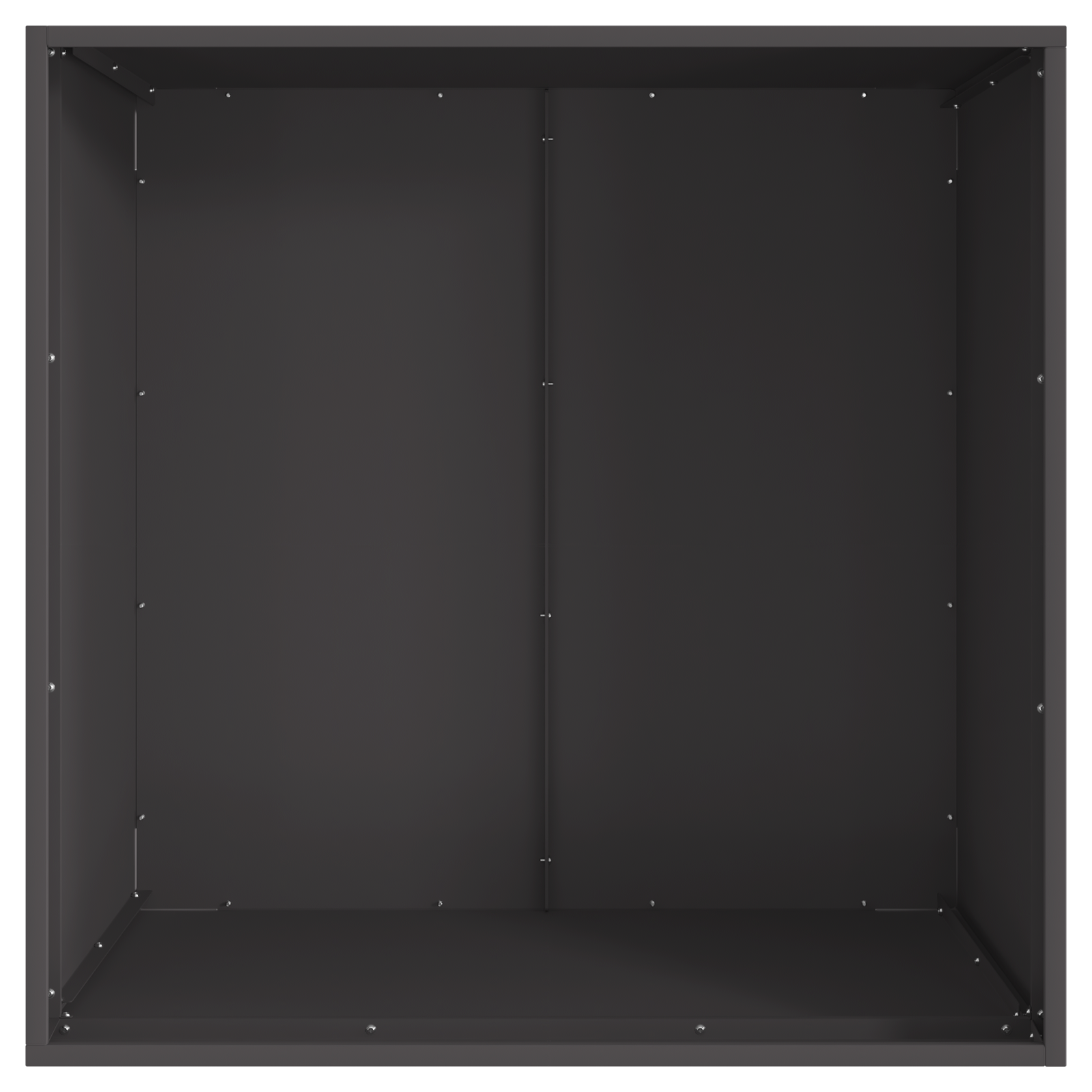 Fyrgrill Firkantet Svart 80x80x43 cm Stål