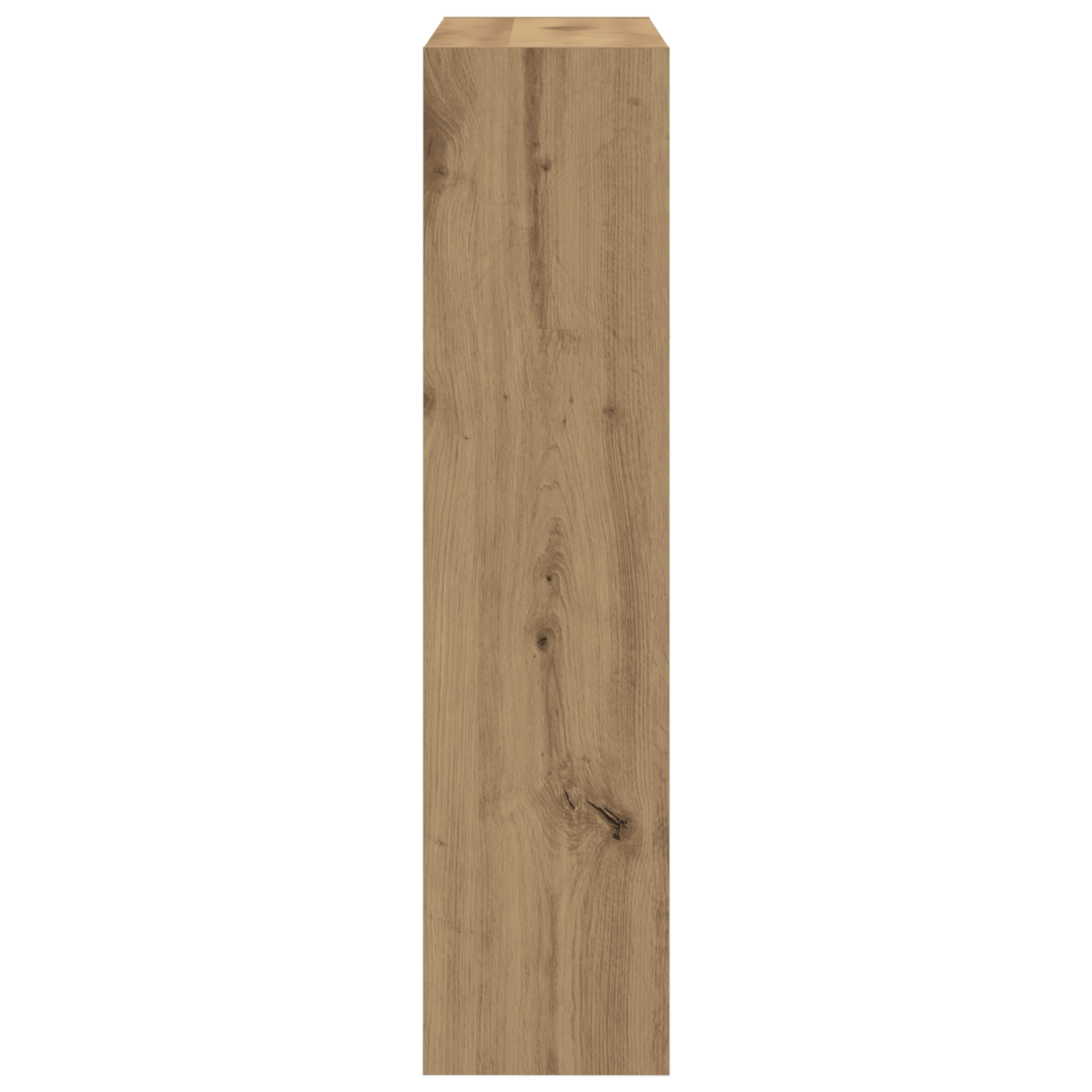 Skohylle med Flip Skuff Røkt Eik 80x21x87,5 cm