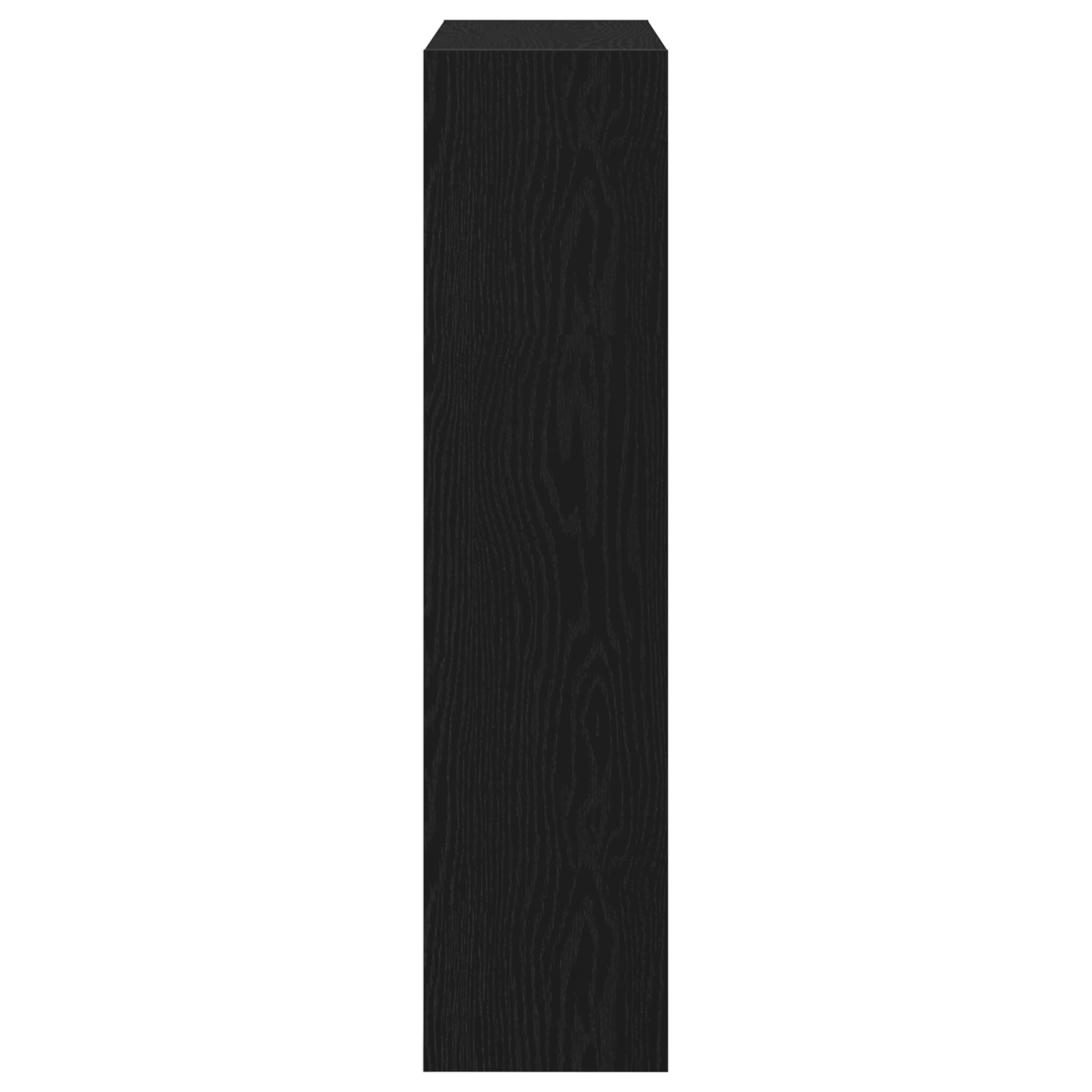 Skohylle med Flip Skuff Svart Eik 80x21x87,5 cm
