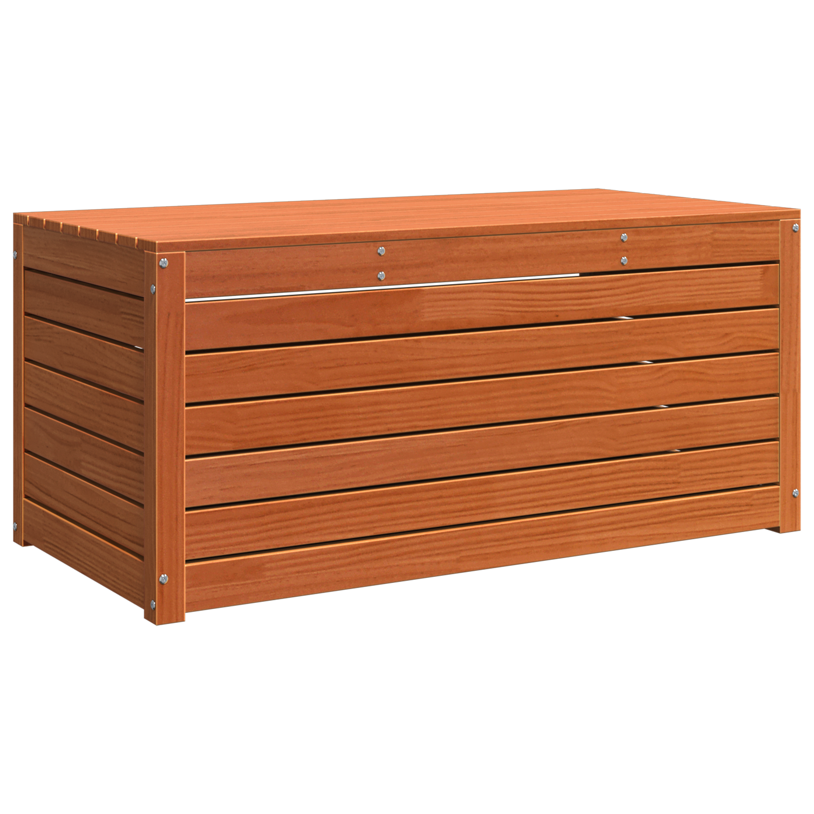 Hage Lagringsboks Voksbrun 101 x 50.5 x 46.5 cm Heltre furu