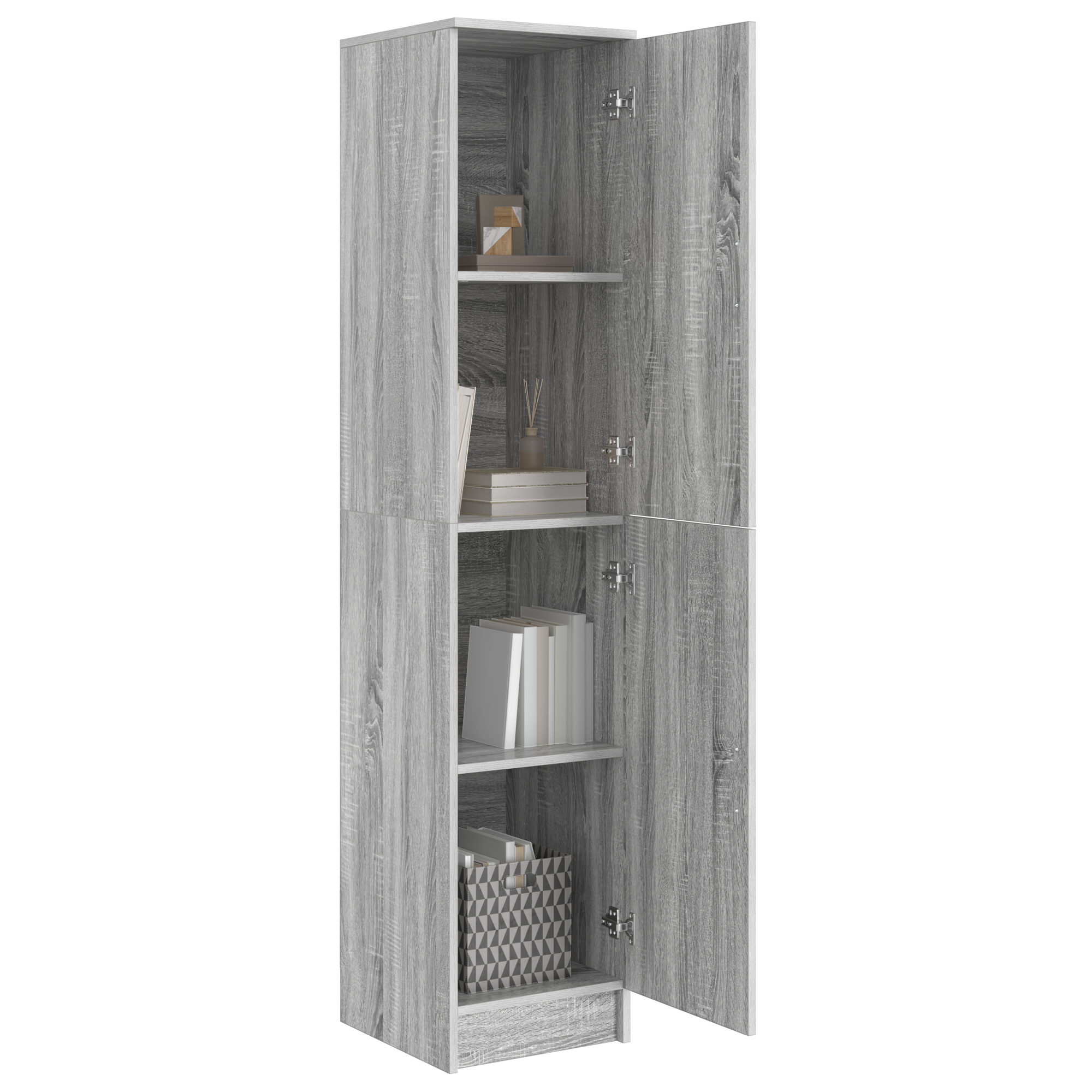 Buffet skap Grå sonoma MDF Medium Buffet skap Rektangulær