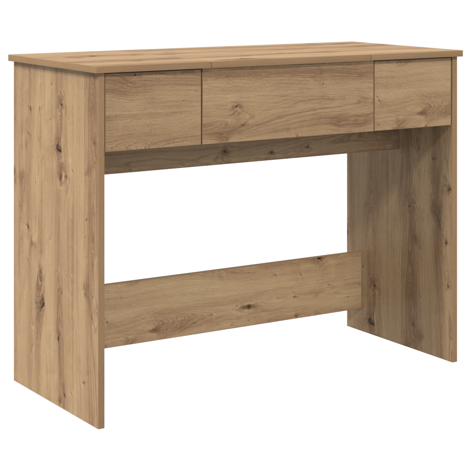 Dressing Bord med Speil Artisan Eik 100x45x76 cm