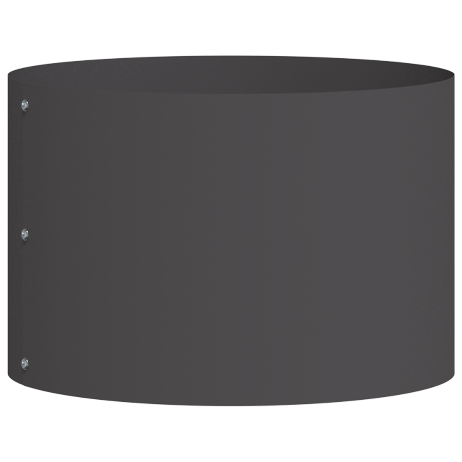 Svart Metall Plantepotte Svart Metall 30 x 30 x 20 cm