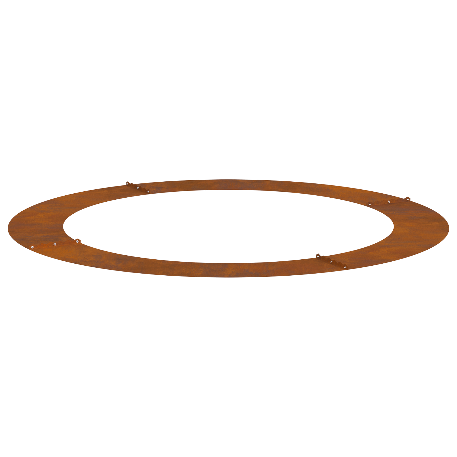Corten stål plantekasse Corten stål Stor Holdbar Rund