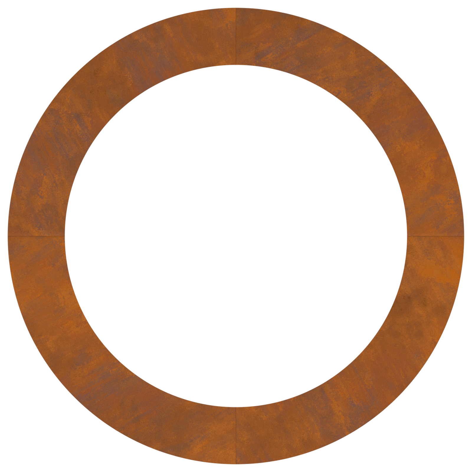 Corten stål plantekasse Corten stål Stor Holdbar Rund