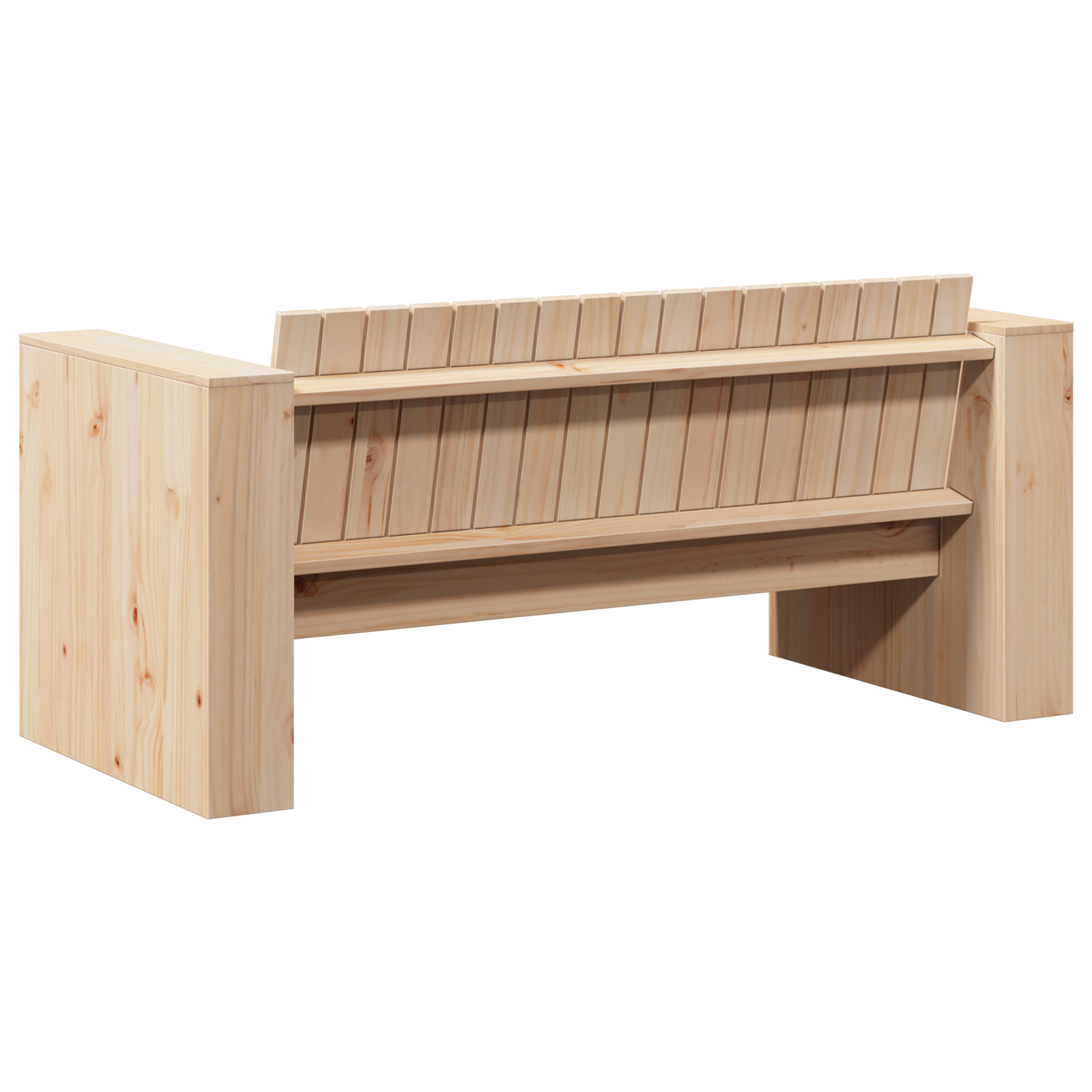 Hagesofa 2-seter 134x60x62 cm Solid Tre Furu