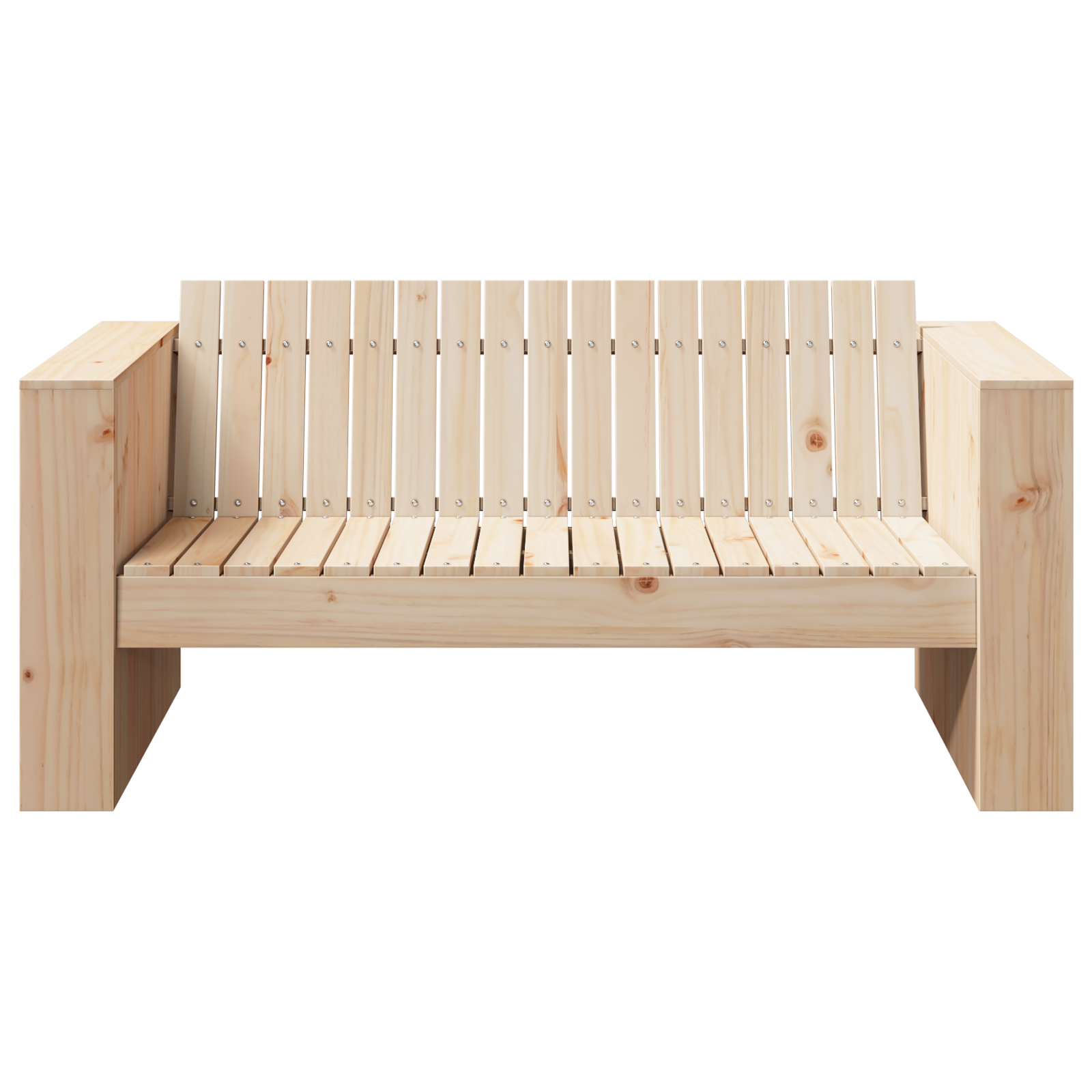 Hagesofa 2-seter 134x60x62 cm Solid Tre Furu