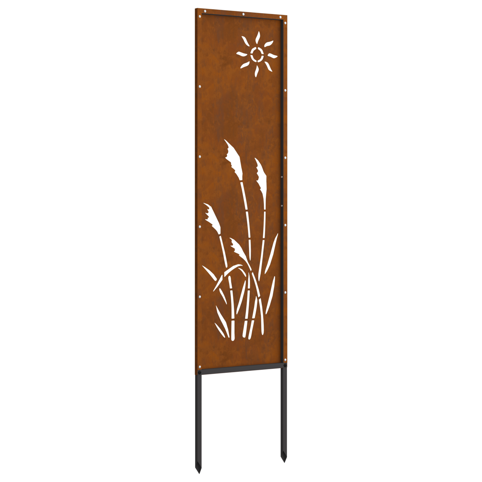 Hage Dekorativt Panel Rusten 32 x 140 cm Cortenstål