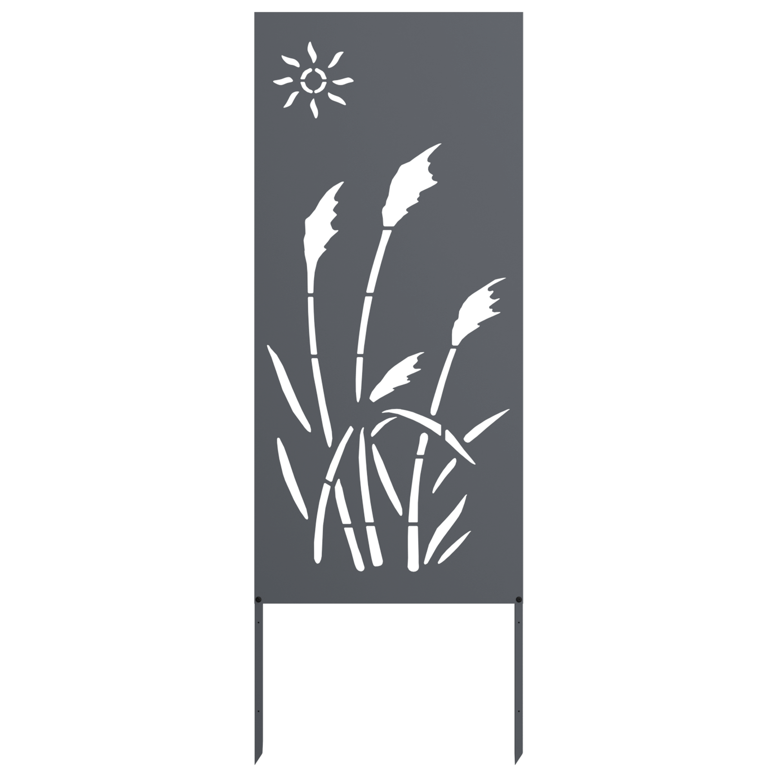Hage Dekorativt Panel Antrasitt 32 x 140 cm Kaldvalsestål