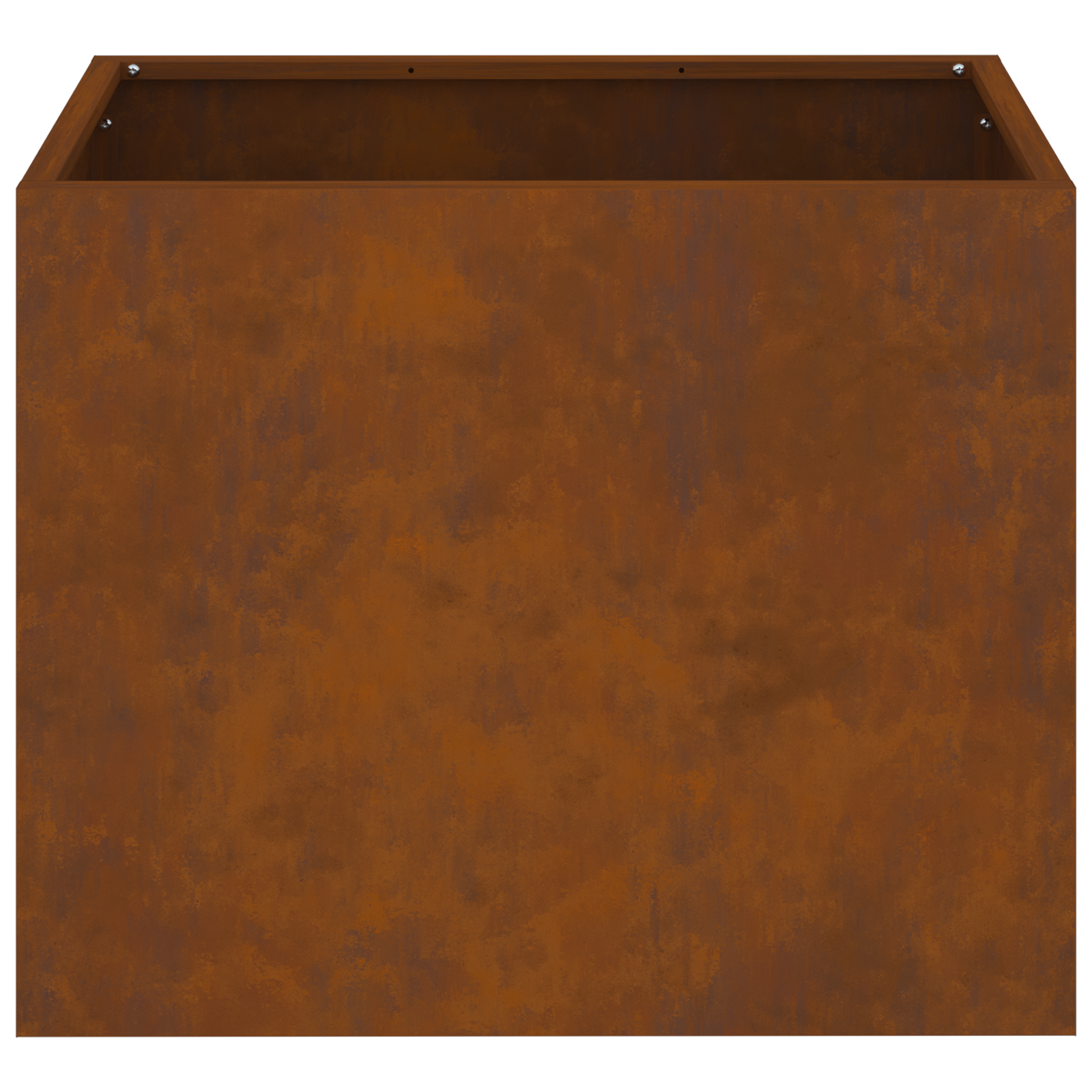 Hageblomsterpotte Brun 50 x 32 x 40 cm Værbitt stål