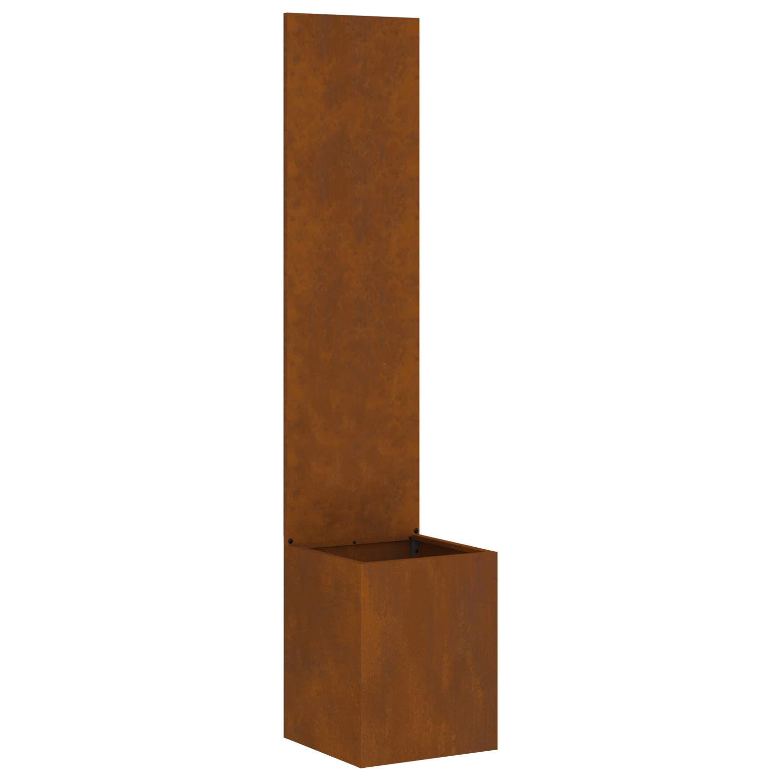 Hagekrukke med Dekorativ Panelet Rusten 32 x 140 cm Cortenstål