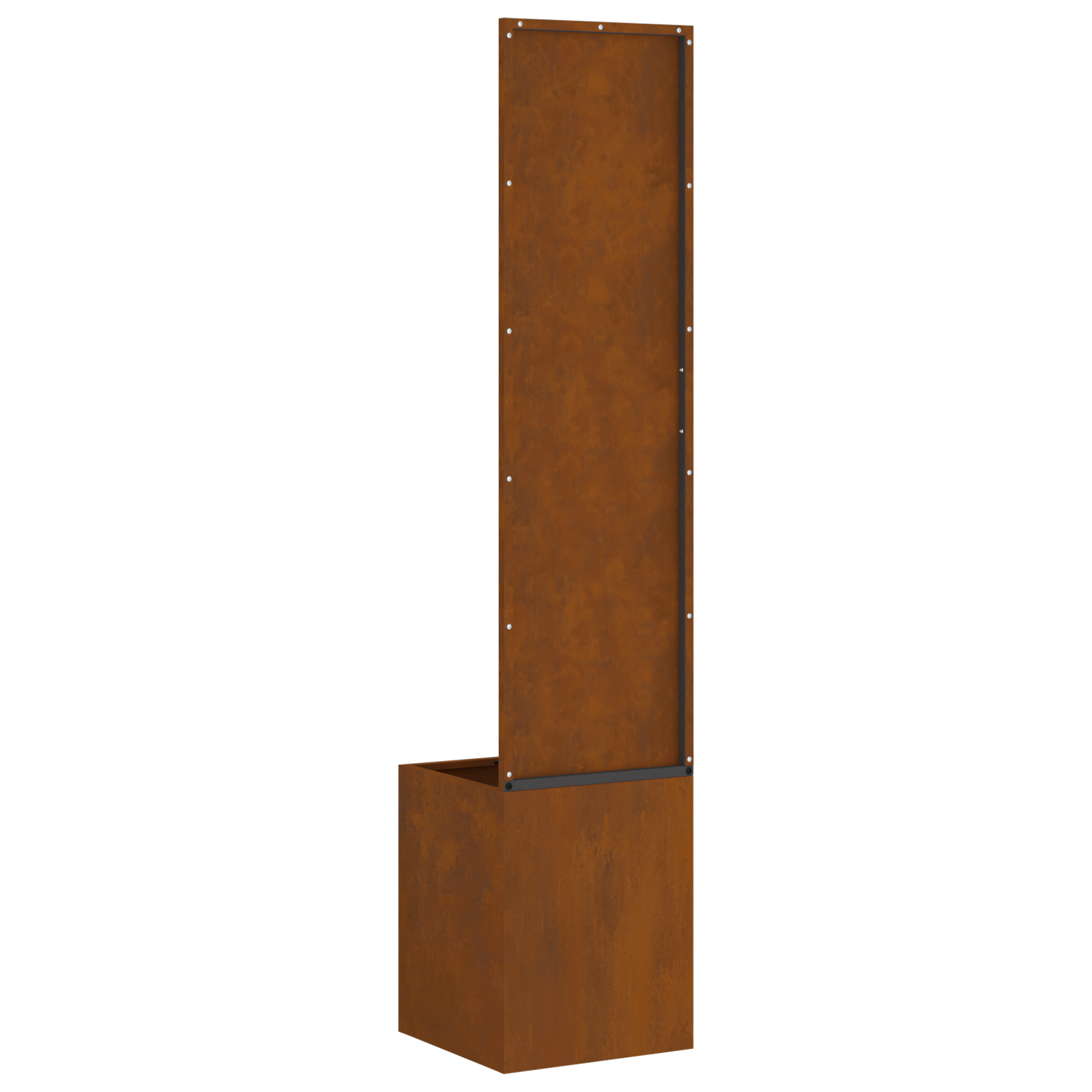 Hagekrukke med Dekorativ Panelet Rusten 32 x 140 cm Cortenstål
