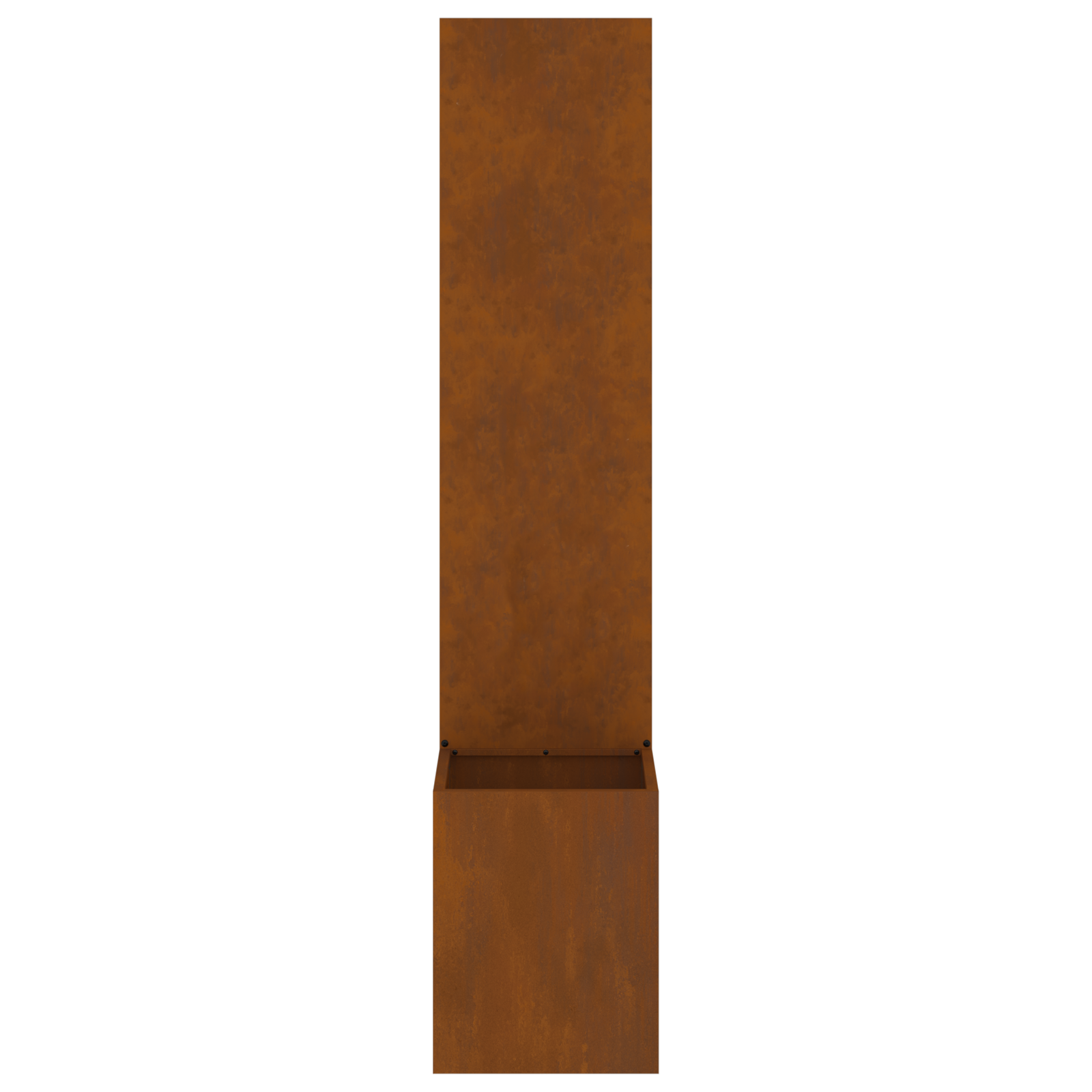 Hagekrukke med Dekorativ Panelet Rusten 32 x 140 cm Cortenstål