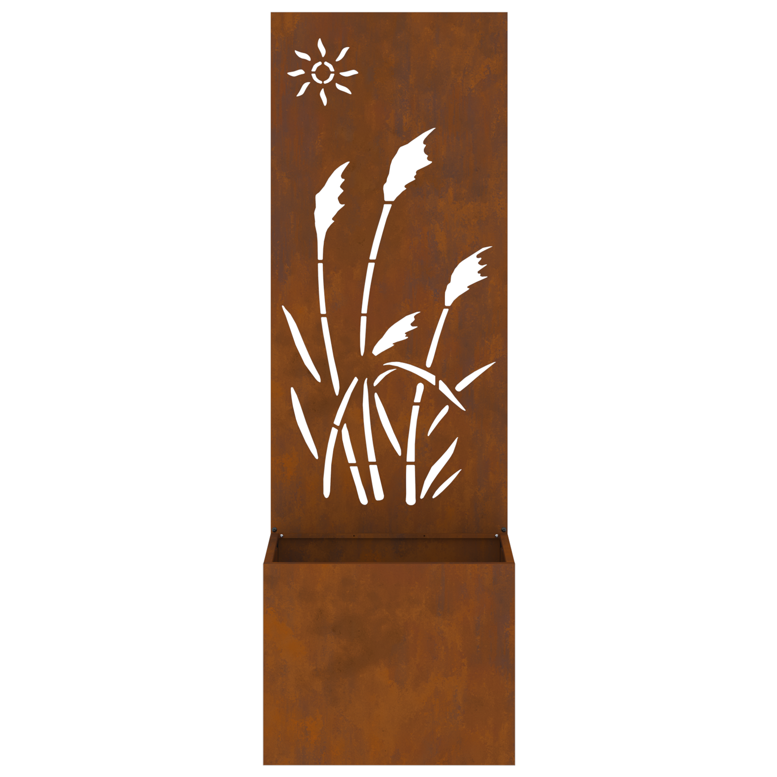Hagekrukke med Dekorativ Panelet Rusten 50 x 140 cm