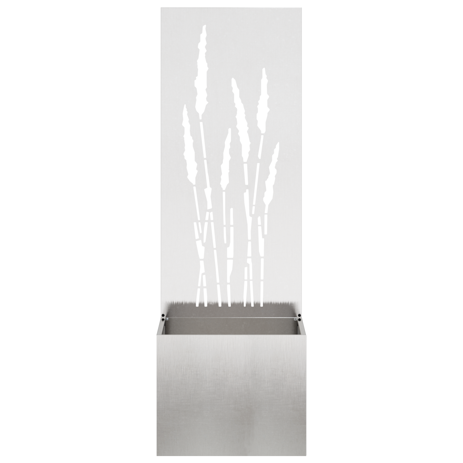 Hagekrukke med Dekorativ Panelet Sølv 50 x 140 cm