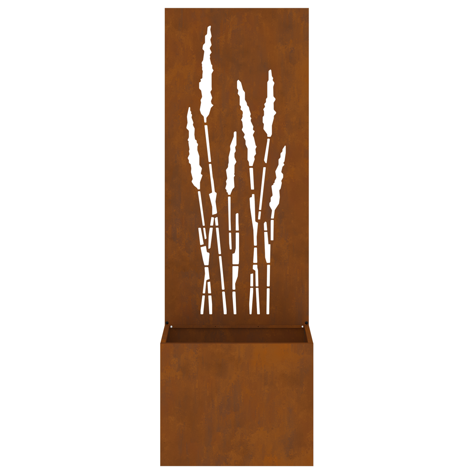 Hagekrukke med Dekorativ Panelet Rusten 50 x 140 cm Cortenstål