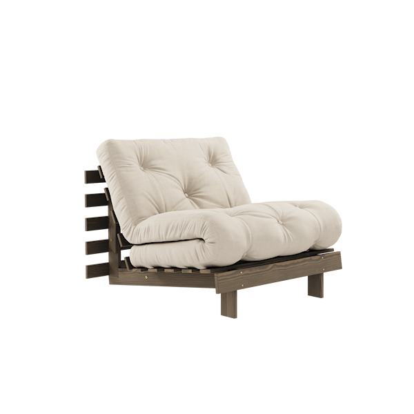 Karup Design Sovesofa Brunbeiset / Beige Roots 90 Seng Lenestol