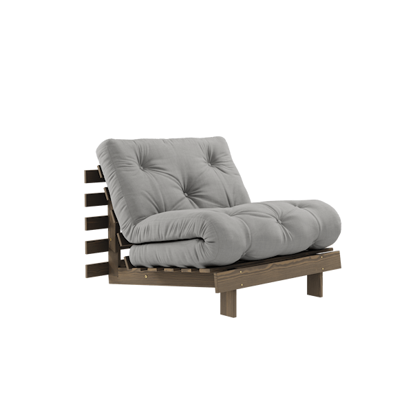 Karup Design Sovesofa Brunbeiset / Grå Roots 90 Seng Lenestol