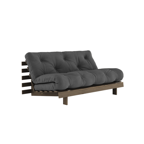 Karup Design Sovesofa Brunbeiset / Mørkegrå Roots 160 Sovesofa