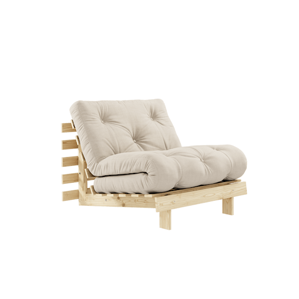 Karup Design Sovesofa Natur / Beige Roots 90 Seng Lenestol