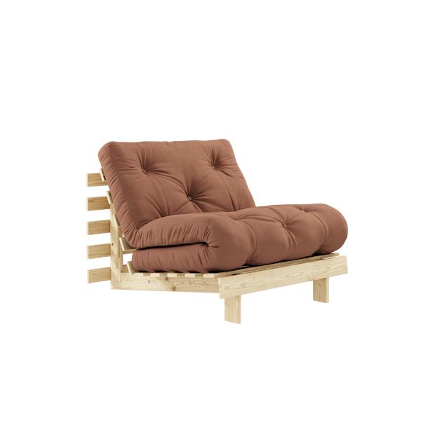 Karup Design Sovesofa Natur / Leire brun Roots 90 Seng Lenestol