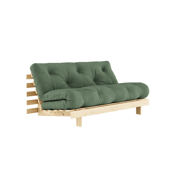 Karup Design Sovesofa Natur / Olivengrønn Roots 160 Sovesofa