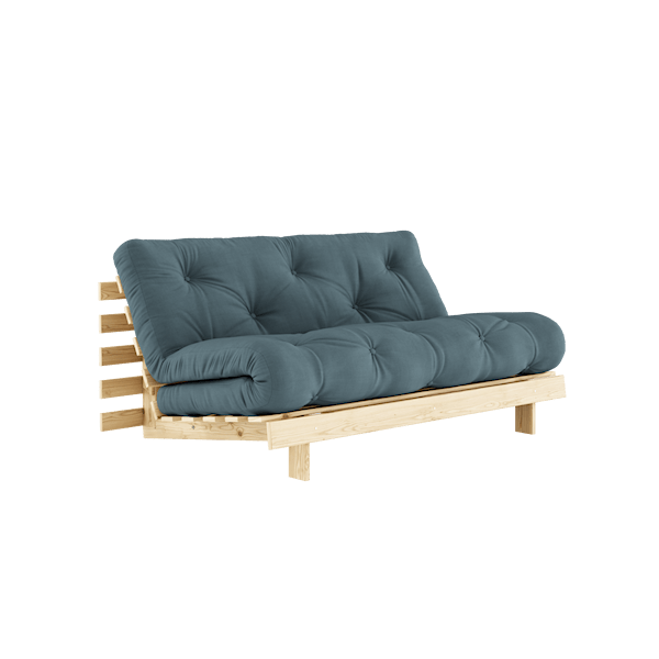 Karup Design Sovesofa Natur / Petroliumsblå Roots 160 Sovesofa