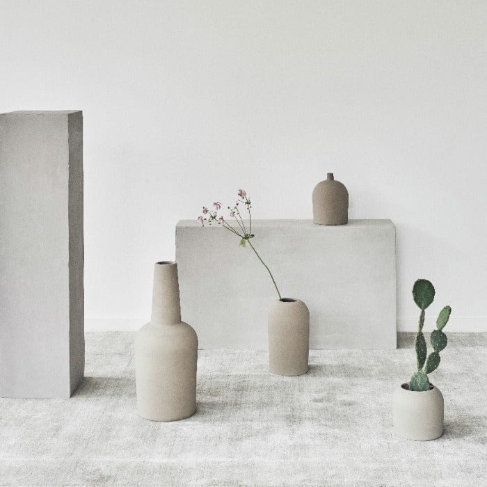 Kristina Dam Studio Blomsterpotte Dome Vase Grå xs