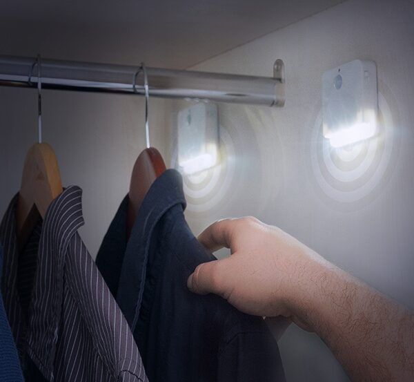 LED - lampe med bevegelsessensor 2pk. - Fritidsshoppen.nofritidInteriørled - lys