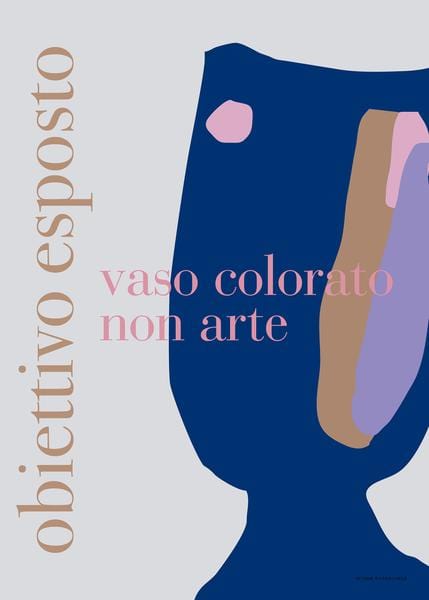 Nynne Rosenvinge Plakater Obiettivo Vaso Colorato - Nynne Rosenvinge