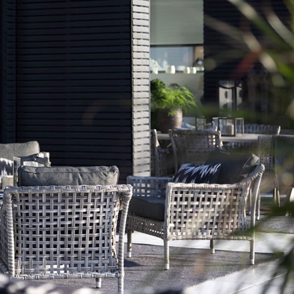 Malaga Sofa utendørs Classic Grey