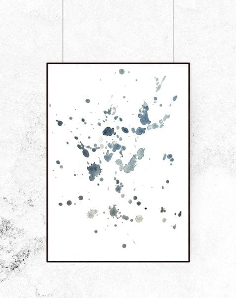 Trine Holbaek Design Poster - Blue waters splash