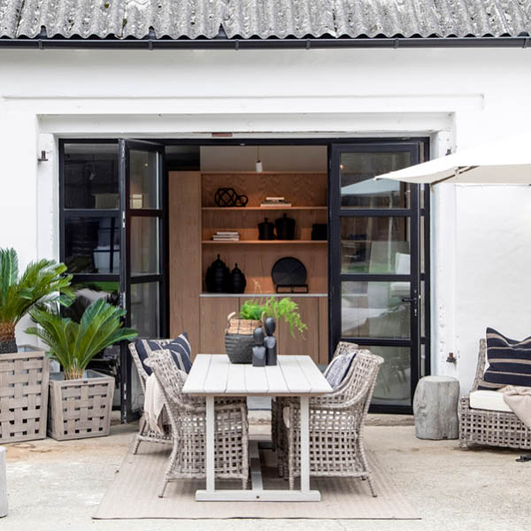 Malaga Spisestol utendørs Classic Grey