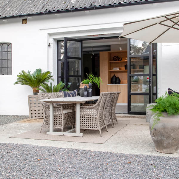 Malaga Spisestol utendørs Classic Grey