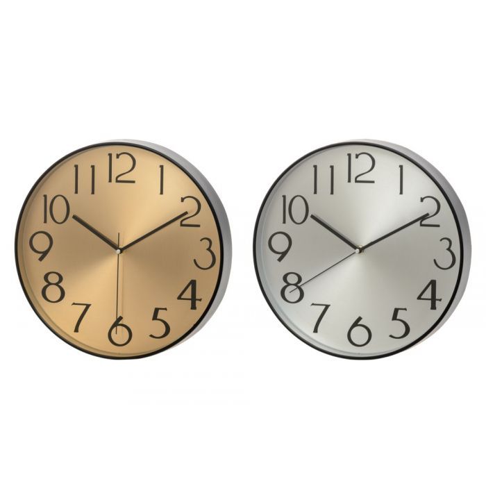 Veggklokke 30 cm aluminium - 4 Living Collection - Fritidsshoppen.noDekorInteriørklokke