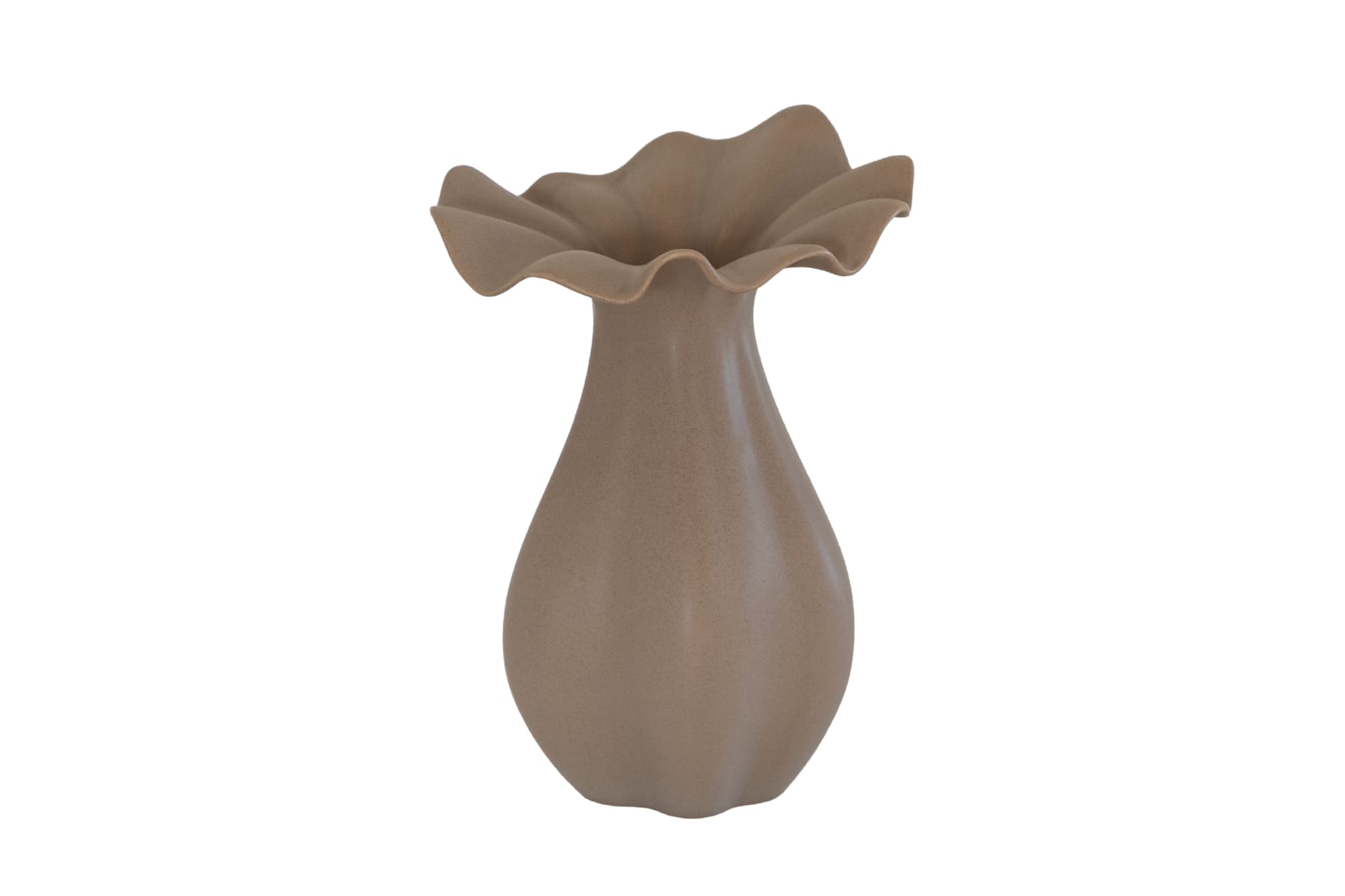 Nellie Vase Brown Large