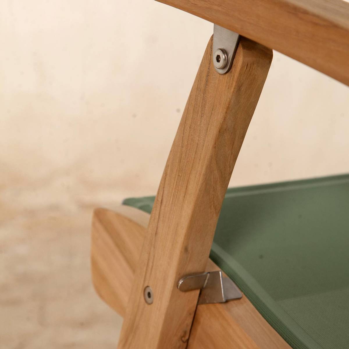 Somerville Aske (Sammenleggbar hagestol) - Teak Batyline
