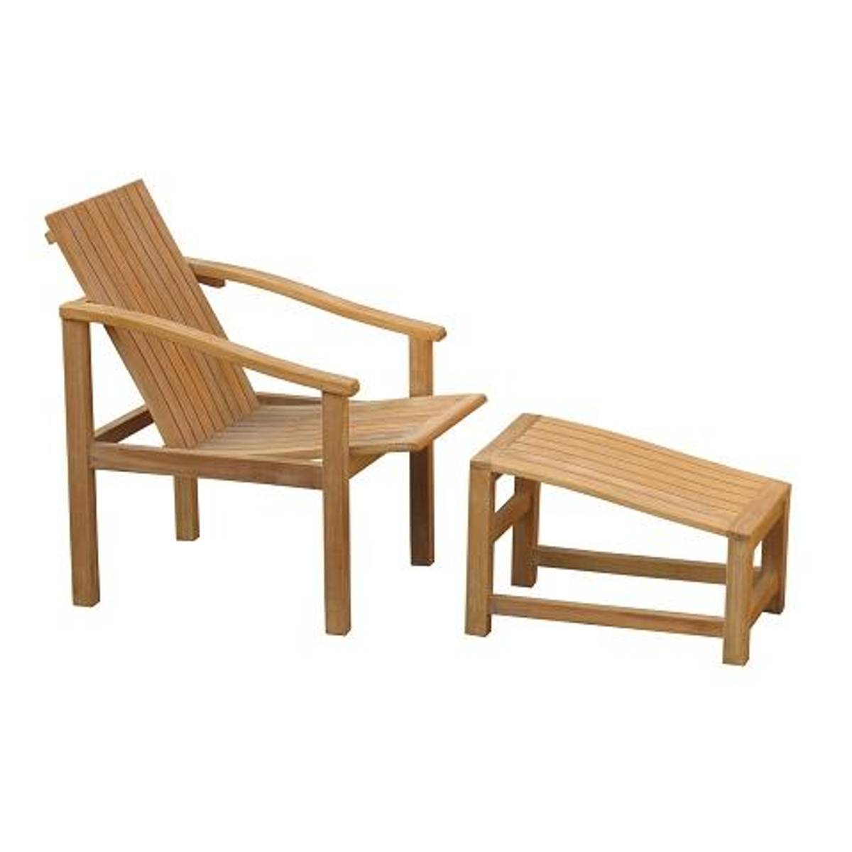 Rockland Chair & Ottoman - Teak Bestillingsvare
