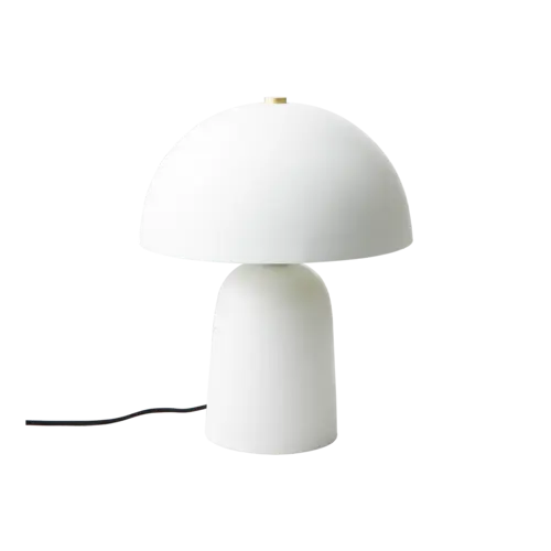 Fungi bordlampe M hvit
