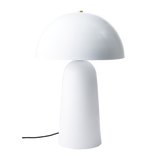 Fungi bordlampe L hvit