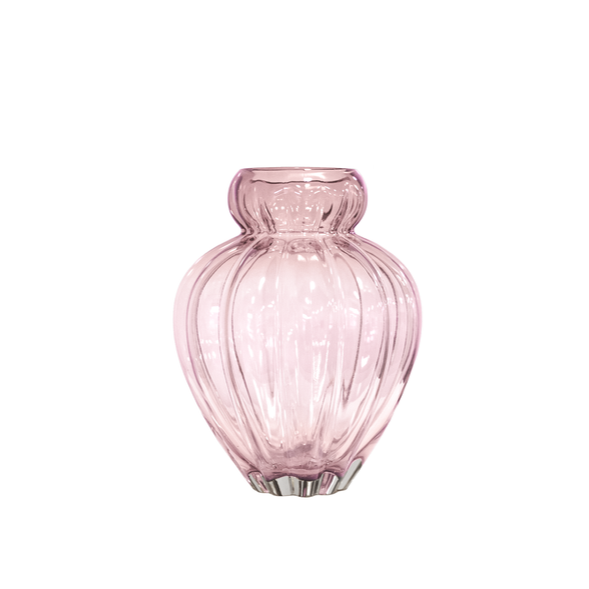 Audrey Vase Petrol Rose small