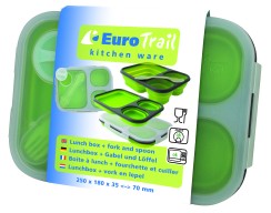 eurotrail luncboks grønn i salgspakning